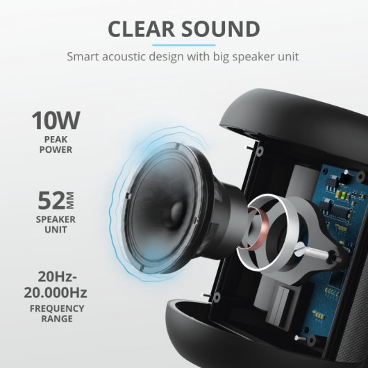 Trust Rokko Altavoz Bluetooth 10W Negro
