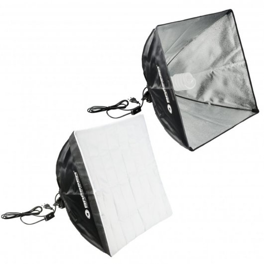 Bresser BR-2105 Daylight Set Kit de Iluminación Continua + Fondos Verde Croma/Blanco/Negro