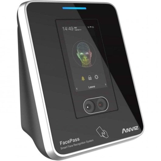 Controle de Acesso Anviz Facepass 7 Facial e Cartão 3.000 Utilizadores WiFi