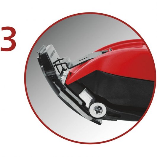 Wahl Clip & Trim Cortapelos con Accesorios Rojo