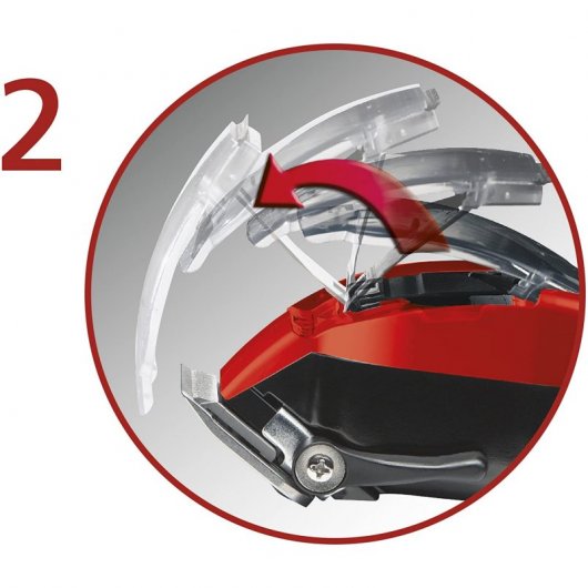 Wahl Clip & Trim Cortapelos con Accesorios Rojo