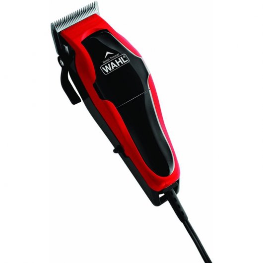Wahl Clip & Trim Cortapelos con Accesorios Rojo