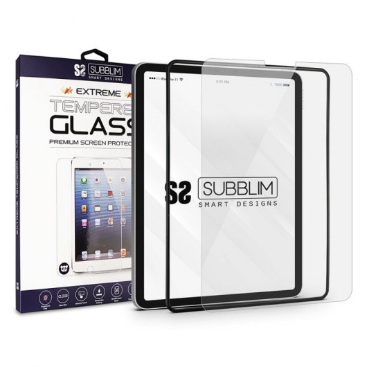 Subblim Extreme Protector Cristal Templado para iPad Pro 11 2018