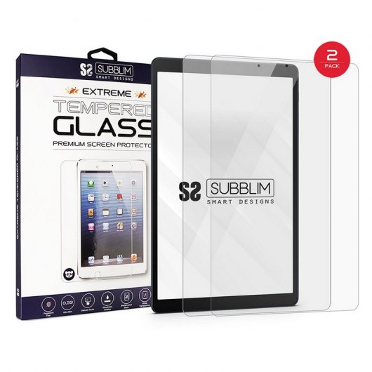 Subblim Extreme Pack 2x Protectores Cristal Templado para Samsung Tab A 2019 T510/515