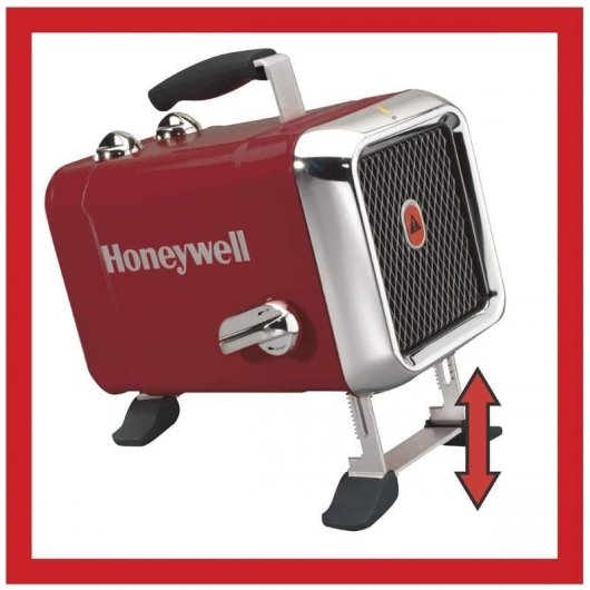 Honeywell HZ-510 Calefactor Cerámico Termoventilador 1800W Rojo
