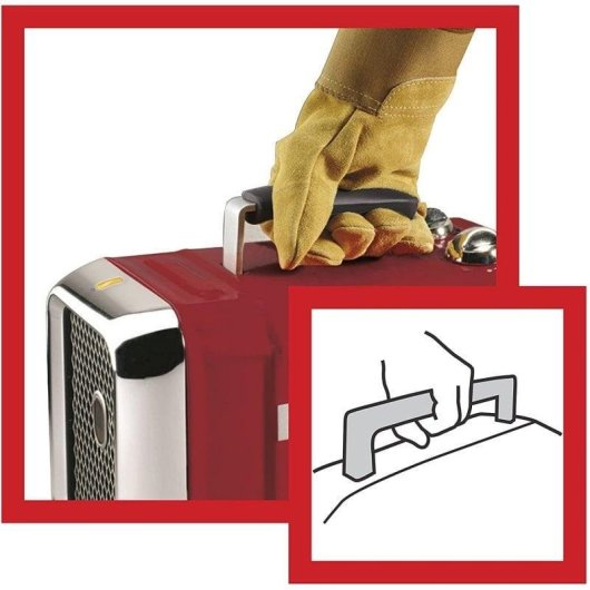 Honeywell HZ-510 Calefactor Cerámico Termoventilador 1800W Rojo