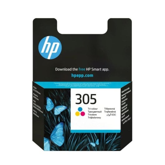 Cartucho de Tinta HP 305 Tricolor 2 ml Impressão a Jato de Tinta Standard