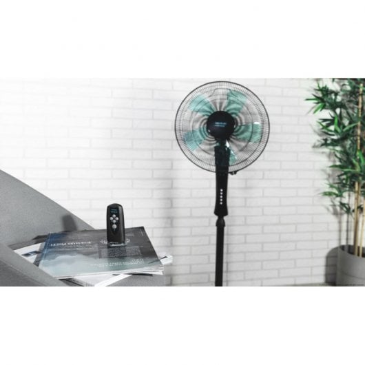 Ventilatore Da Terra Cecotec EnergySilence 530 | 50W, 5 Pale, Oscillazione, Telecomando | Nero - Foto 5