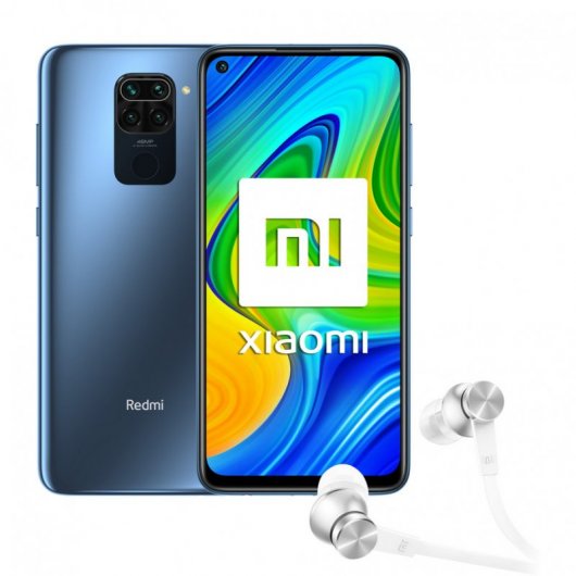 Xiaomi Pack Redmi Note 9 4GB/128GB 6,53'' Cinzento + Mi Ear Auriculares