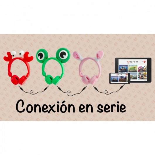 Avenzo AV-HP2100 Auriculares con Luces LED Rana Verde