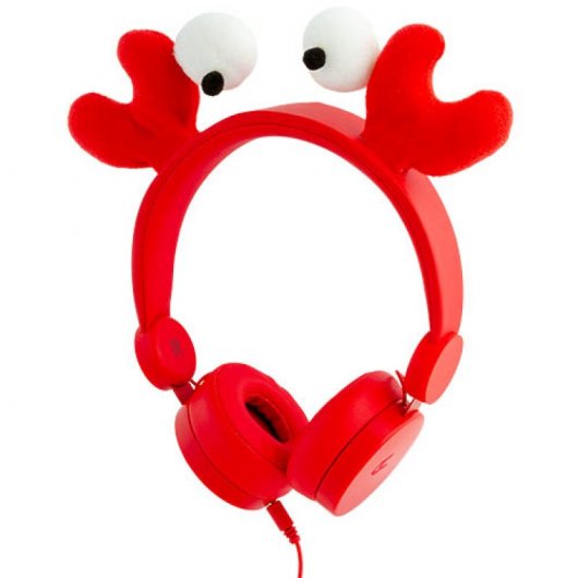 Avenzo AV-HP2100 Auriculares con Luces LED Cangrejo Rojos