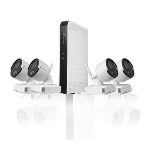Nivian NV-KIT61-4C2M-BAT Kit de Videovigilancia