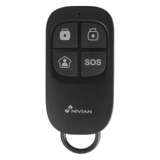 Alarma Nivian NVS-RC2 Radiofrecuencia 433 MHz Multifunción Interior Compacto SOS