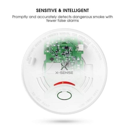 Detector de Humo y Gas X-Sense SD11 Fotoeléctrico Alarma 85 dB Batería 10 Años