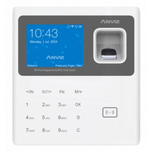 Zutrittskontrolle Anviz W1 Pro Fingerabdruck Karte Tastatur 3.000 Benutzer Wifi