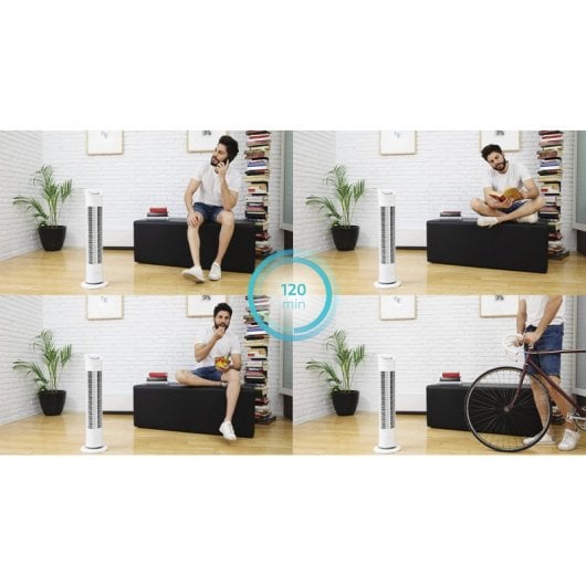 Cecotec ForceSilence 6090 Skyline Ventilador de Torre 45W