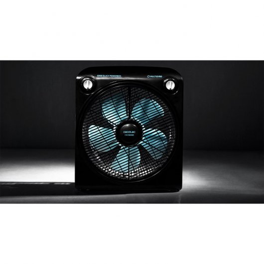 Cecotec ForceSilence 6000 PowerBox Black Ventilador de Suelo 50W