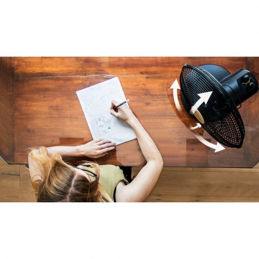 Ventilatore da tavolo Cecotec ForceSilence 560 Woodesk 45W