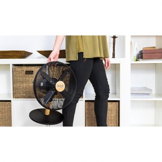 Ventilatore da tavolo Cecotec ForceSilence 560 Woodesk 45W