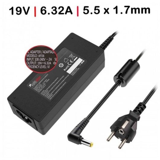 Voltistar Cargador para Portátil Acer 120W 19V 6.32A 5.5X1.7MM