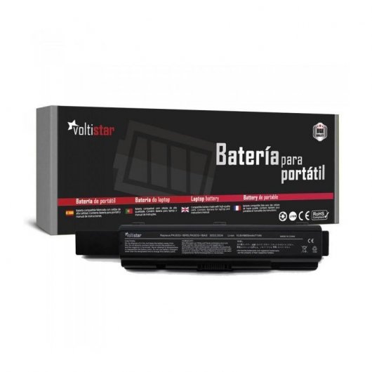 Batterie Voltistar BATA200-9 10,8 V 6600 mAh 9 cellules pour Toshiba