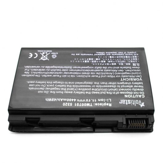 Voltistar BATACERGRAPE Batería 11.1V 4400mAh 6 Celdas para Acer