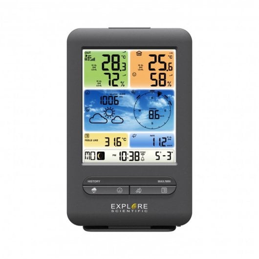 Explorez le centre météo Scientific WSX1001 avec capteur WiFi 5-en-1