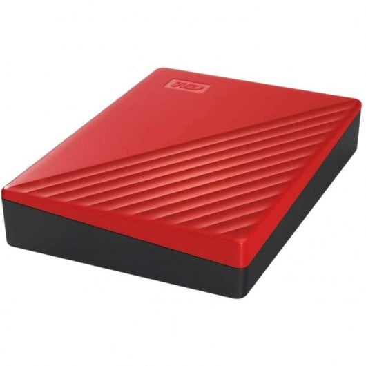 WD My Passport 4TB 2,5" USB 3.1 Rosso