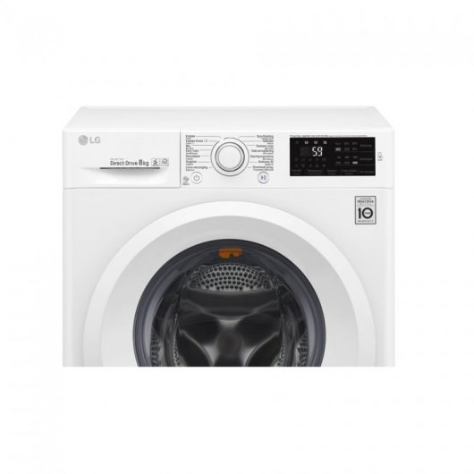 LG F4J5TN3W Lavadora de Carga Frontal 8Kg A+++ Blanco