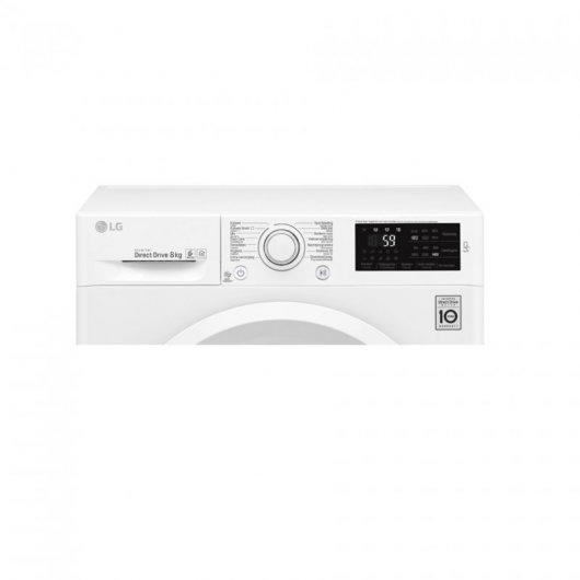 LG F4J5TN3W Lavadora de Carga Frontal 8Kg A+++ Blanco