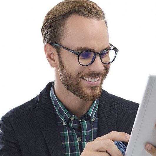 Loring Erik Filtro Gafas Luz Azul para Ordenador +2.50 Dioptrías