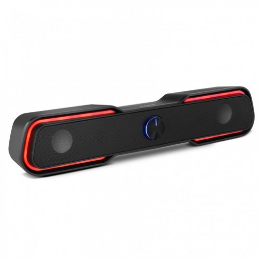 Ozone Solo Barra de Som 2.0 Bluetooth RGB RMS 6W
