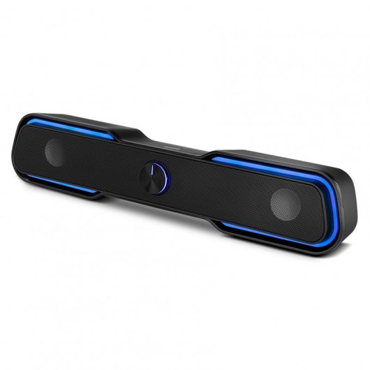 Ozone Solo Barra de Som 2.0 Bluetooth RGB RMS 6W
