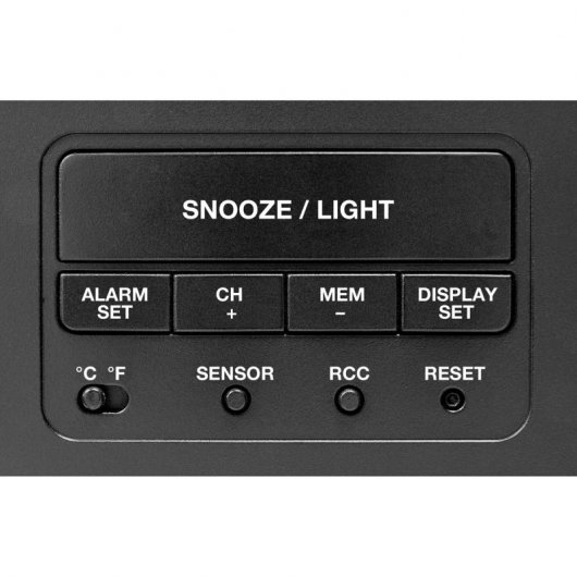 Bresser TemeoTrend ST Estación Meteorológica Negra