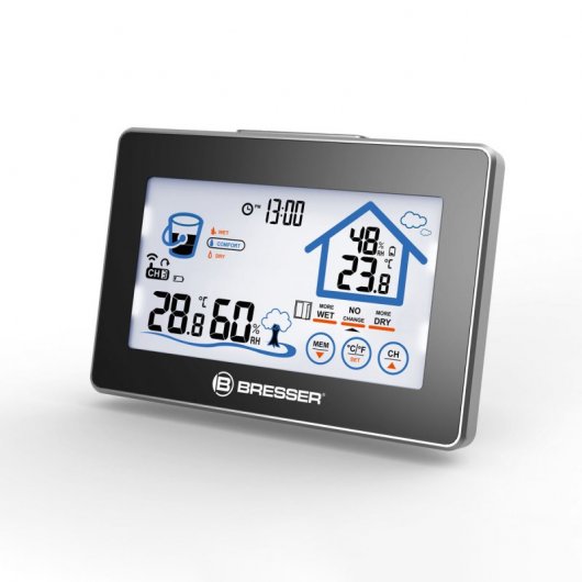 Bresser Estación Meteorológica Negra