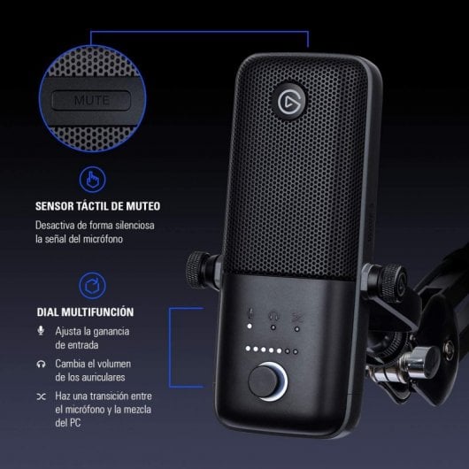 Elgato Wave:3 Micrófono Condensador USB y Solución de Mezcla Digital