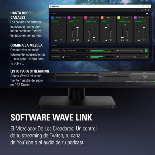 Elgato Wave:3 Micrófono Condensador USB y Solución de Mezcla Digital