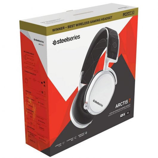 Steelseries Arctis 7 Auriculares Gaming Inalámbricos Blancos