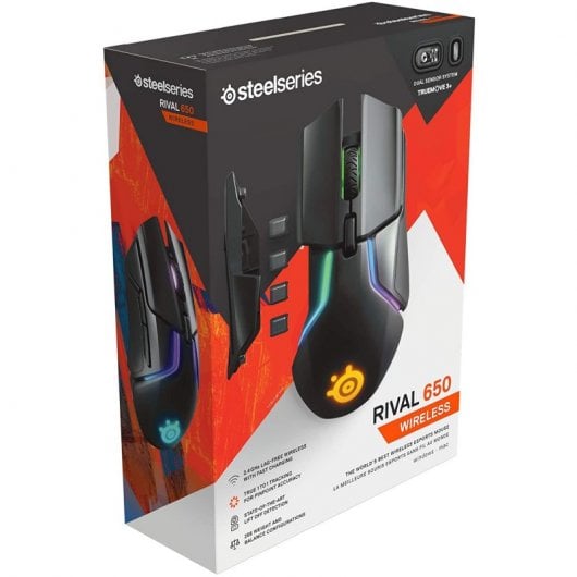 Steelseries Rival 650 Ratón Gaming Wireless 12000 DPI