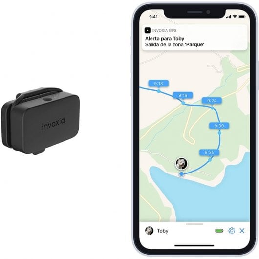Invoxia Pet Tracker Localizador GPS para Animais de Estimação com Seguimento de Atividade