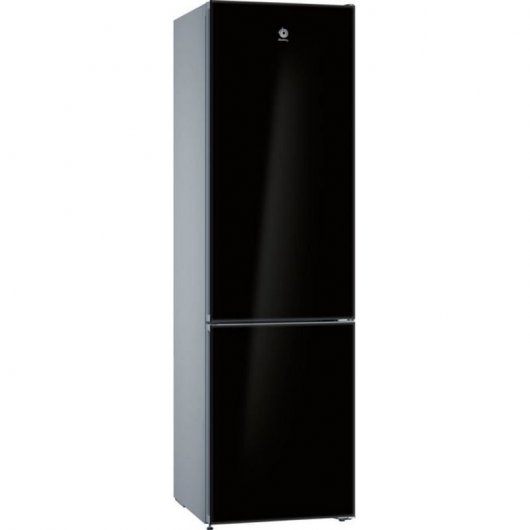 Balay 3KFE765BI Frigorífico Combi E Cristal Negro