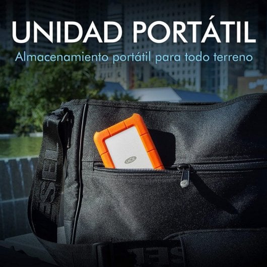 LaCie Rugged USB-C Externe Festplatte 5 TB Grau, Gelb