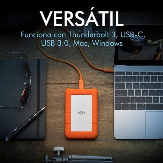 LaCie Rugged USB-C da 5 TB e 2,5".