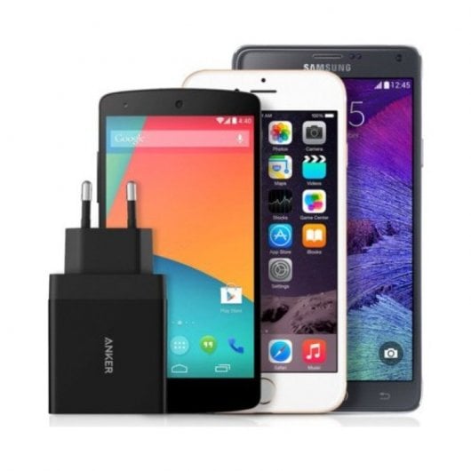 Anker PowerPort II 2 Cargador USB de Pared 24W Negro