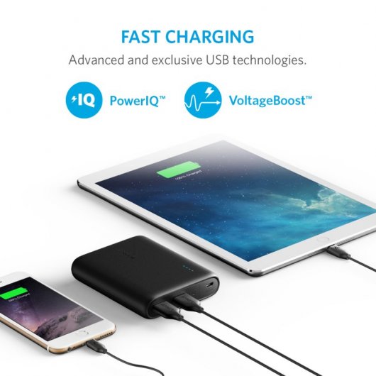 Anker PowerCore 10400mAh PowerBank Negra