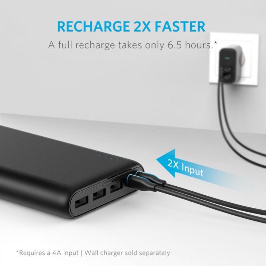 Anker PowerCore 26800 Powerbank Negra