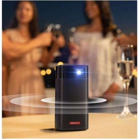 Proyector Anker Nebula Apollo WVGA 200 Lúmenes 100" LED DLP Smart Portabel