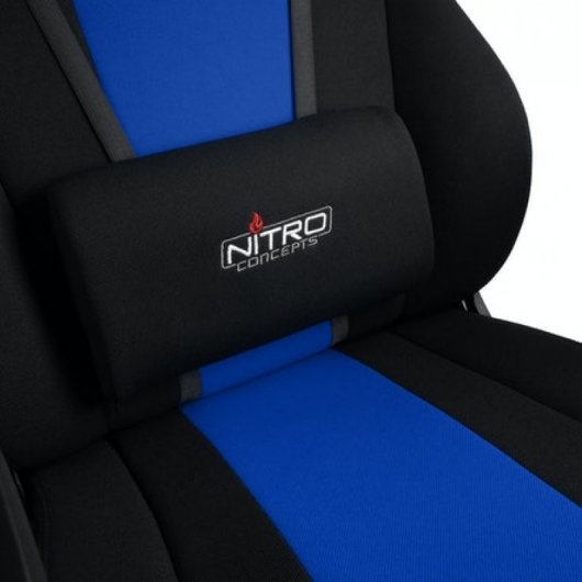 Nitro Concepts E250 Silla Gaming Negra/Azul