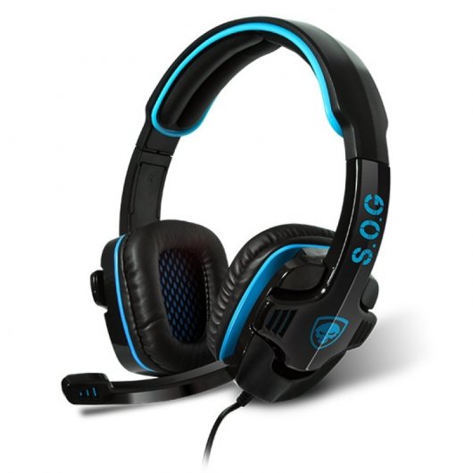 Spirit of Gamer XPERT-H2 Auriculares Gaming Negro/Azul