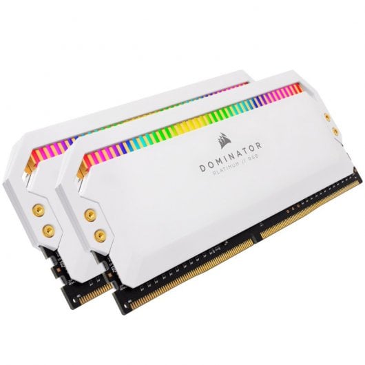 Corsair Dominator Platinum RGB DDR4 3200 PC4-25600 16 Go 2x8 Go CL16 Blanc